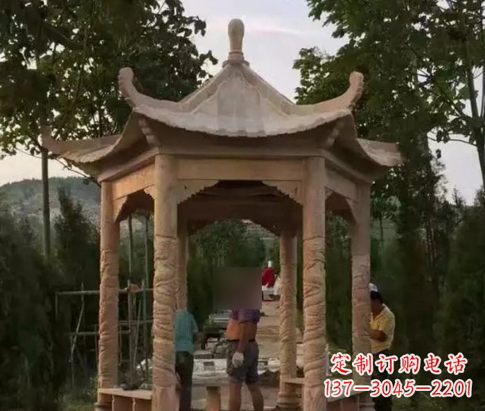 绍兴中领雕塑凉亭雕塑