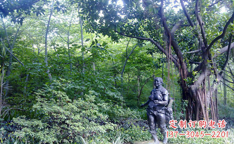 绍兴铜雕西方女人人物雕塑