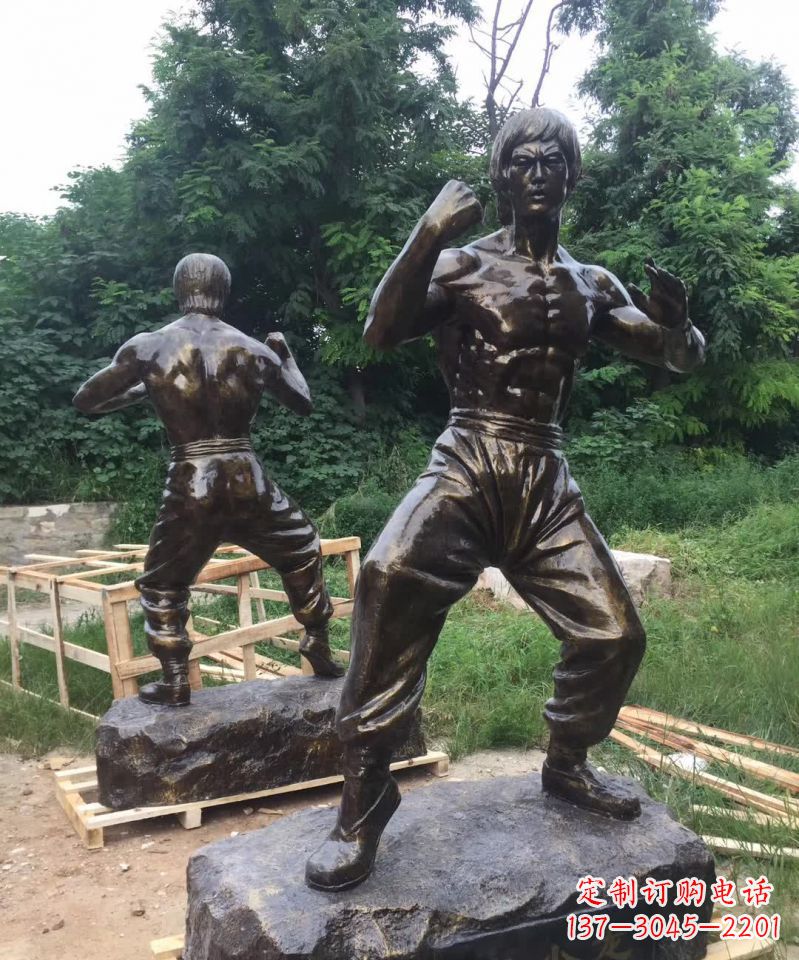 绍兴功夫之王李小龙铜雕112