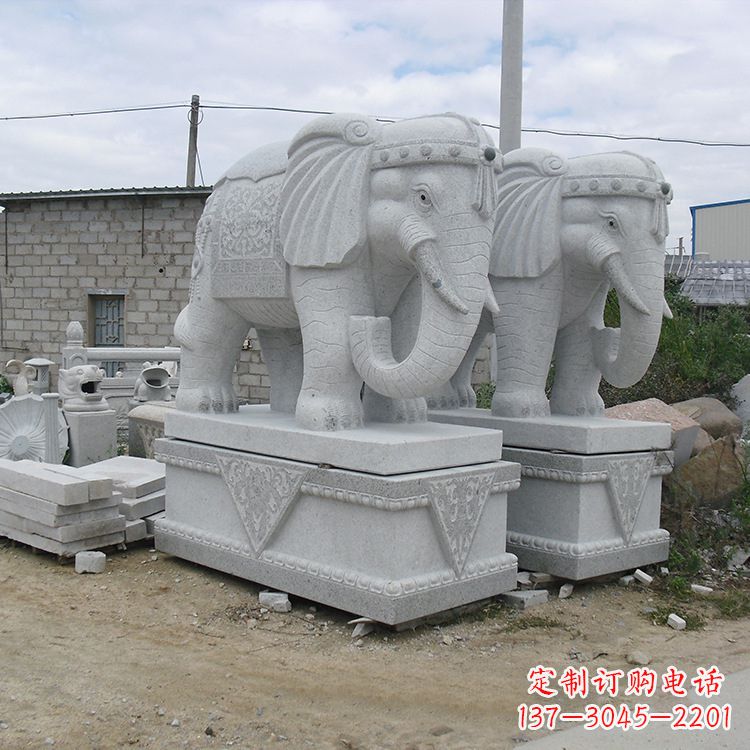 绍兴古代大象石雕