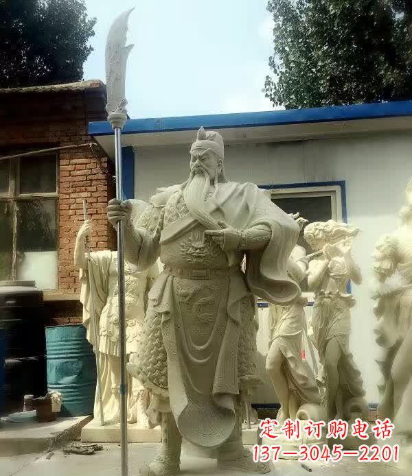 绍兴古代关公石雕