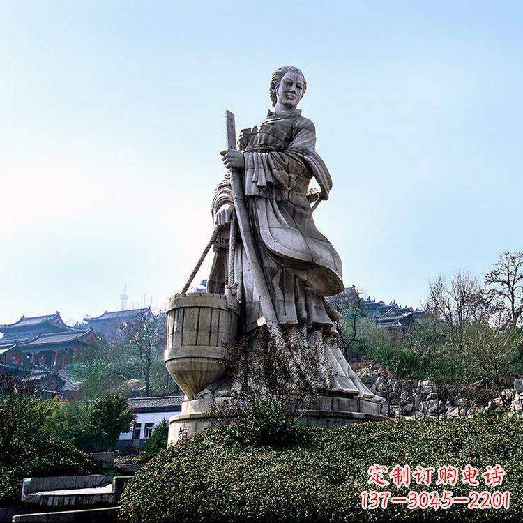 绍兴古代美女文姜景观雕塑