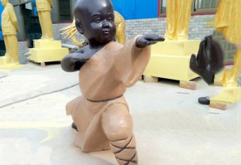 绍兴传承传统文化的绝佳礼品——“功夫小和尚”雕塑