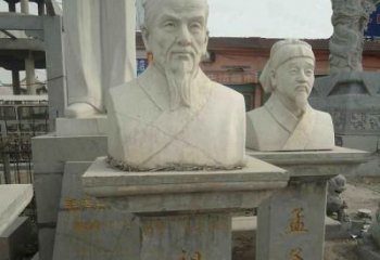 绍兴高级定制古代名人祖冲之头像雕塑