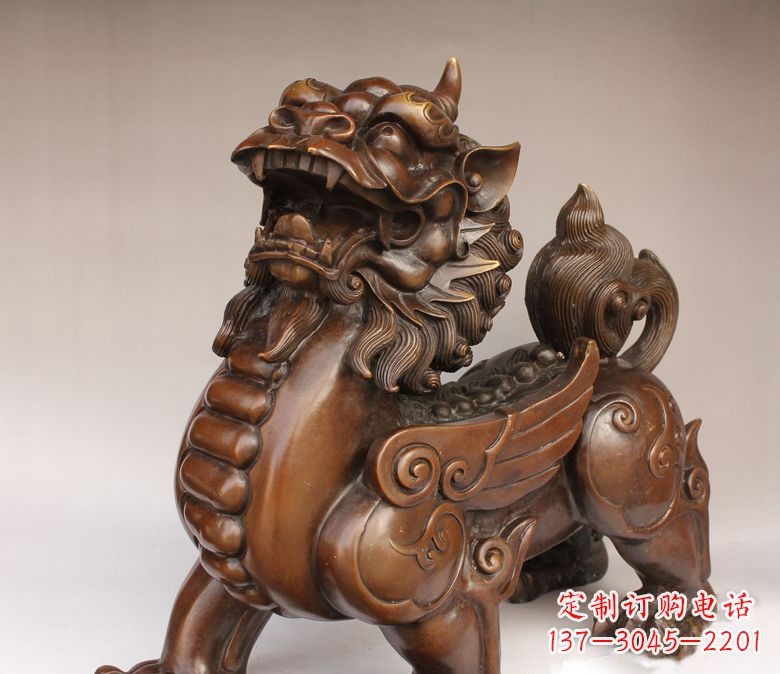 绍兴古代神兽貔貅铜雕