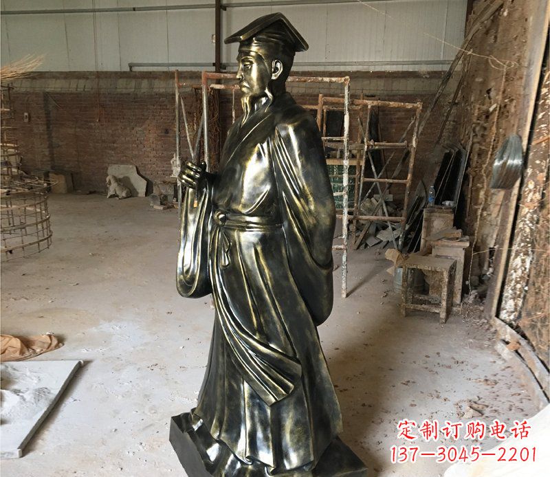 绍兴千古经典——代表古代艺术审美的王羲之雕塑