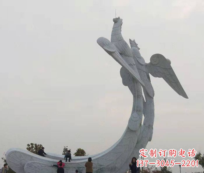 绍兴中领雕塑:凤凰石雕,精美瑰丽的艺术品