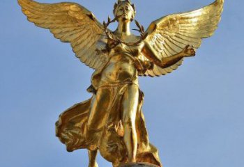 绍兴完美雕刻的天使景观铜雕