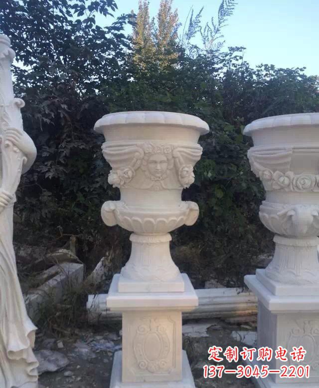 绍兴汉白玉欧式花盆