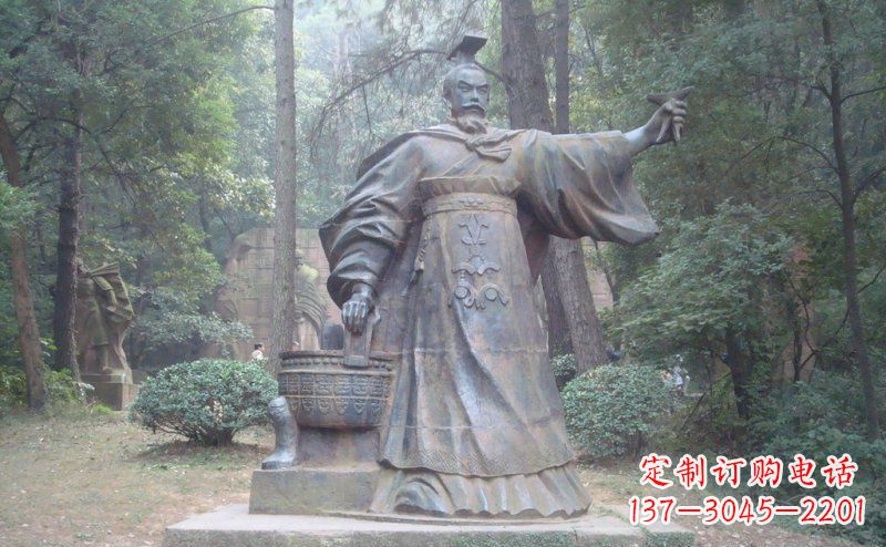 绍兴汉武帝古代名人铜雕