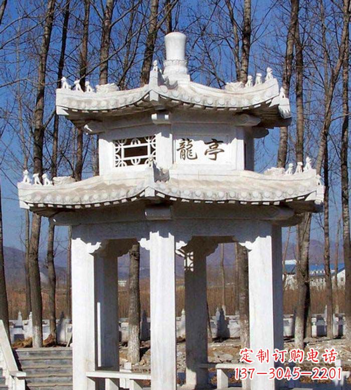 绍兴合肥双层石雕凉亭