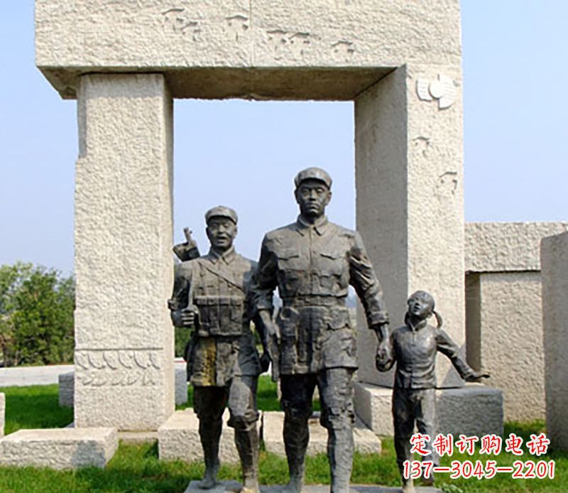 绍兴红军公园雕塑,精致而独特