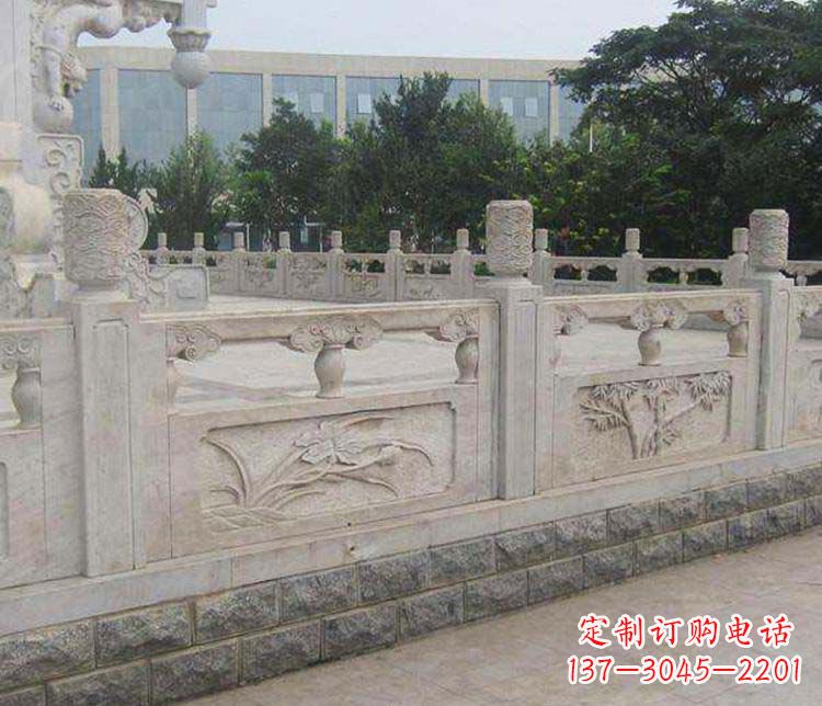 绍兴中领雕塑:精美石材栏板雕塑