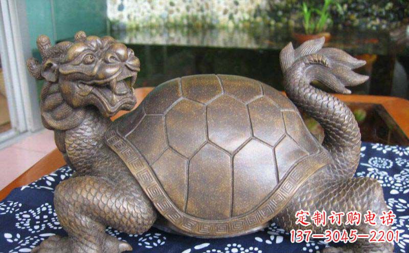 绍兴龙龟古代神兽铜雕