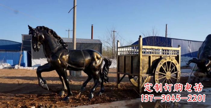 绍兴华丽复古，名车贵族，精美马车雕塑