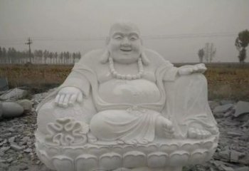 绍兴质感非凡的汉白玉弥勒佛雕塑