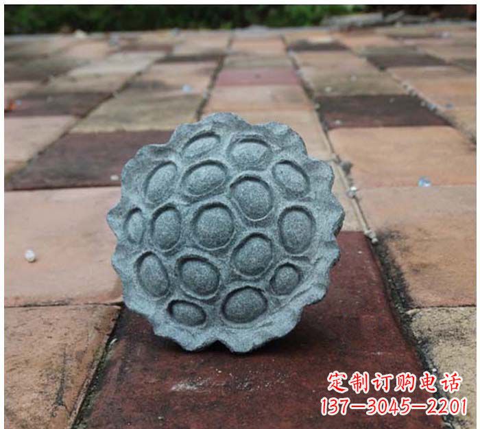 绍兴青石莲蓬公园景观雕塑,给城市添彩