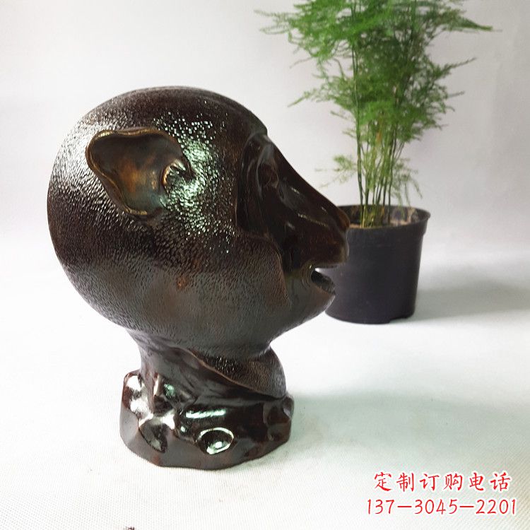 绍兴中领雕塑：精美艺术品——猴年生肖铜兽雕塑