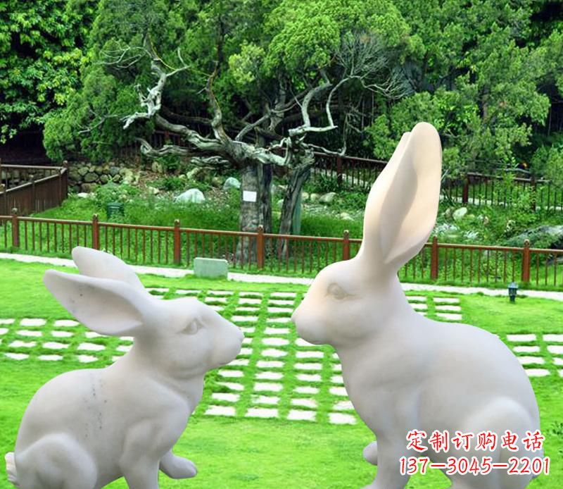 绍兴中领雕塑定制独特的兔子雕塑