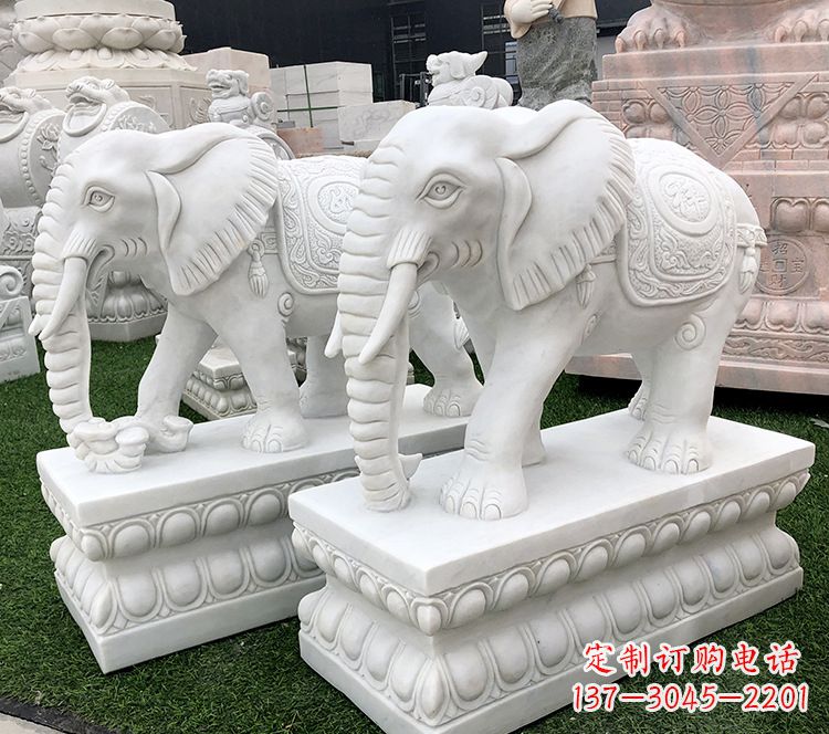 绍兴石浮雕大象