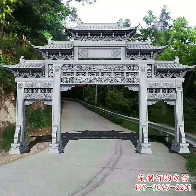 绍兴石牌楼青石牌坊