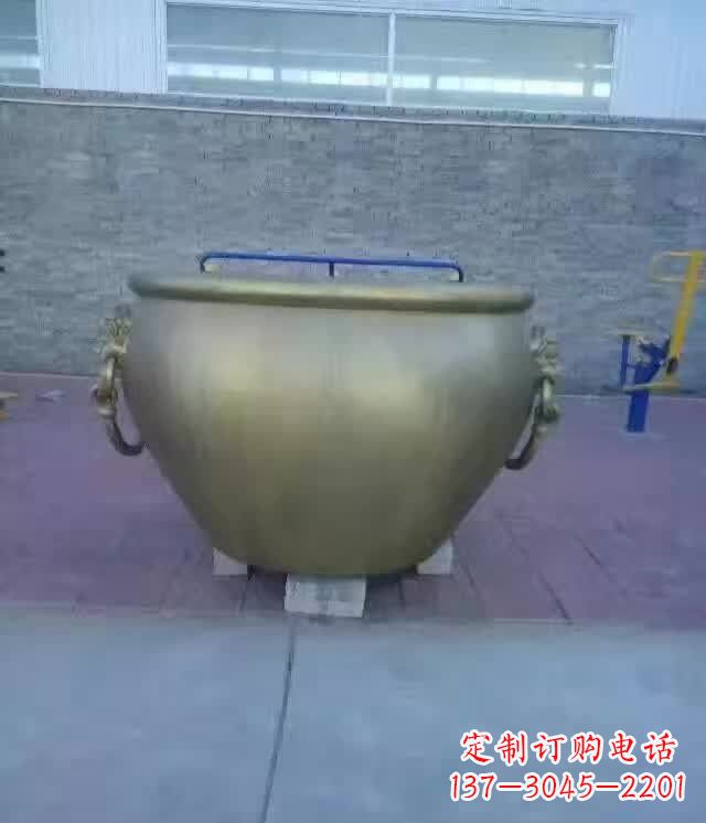 绍兴水缸铜雕塑