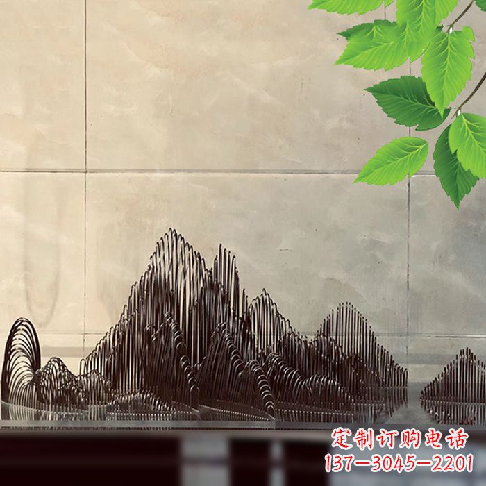 绍兴水景水池不锈钢假山雕塑