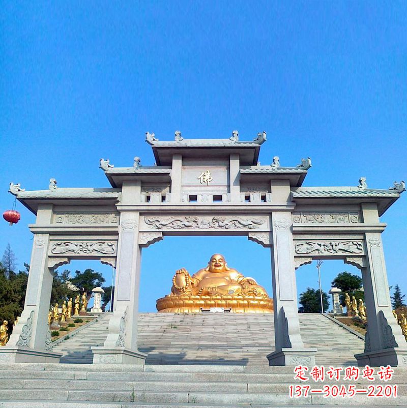 绍兴寺庙石雕牌坊