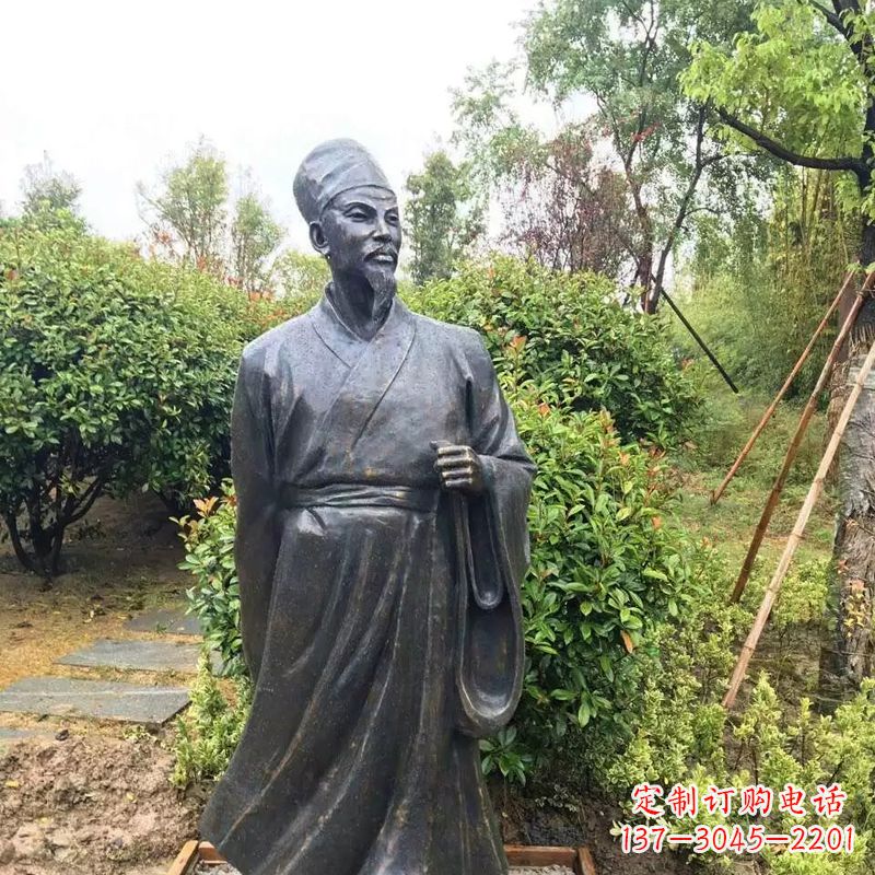 绍兴苏东坡铸铜历史文化名人雕像