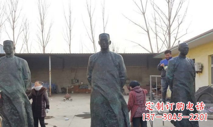 绍兴陶行知人物铜雕 (3)