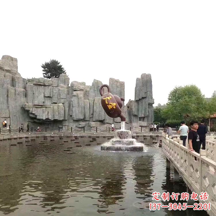 绍兴天壶流水喷泉