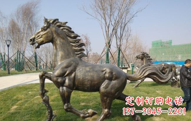 绍兴铜雕奔马