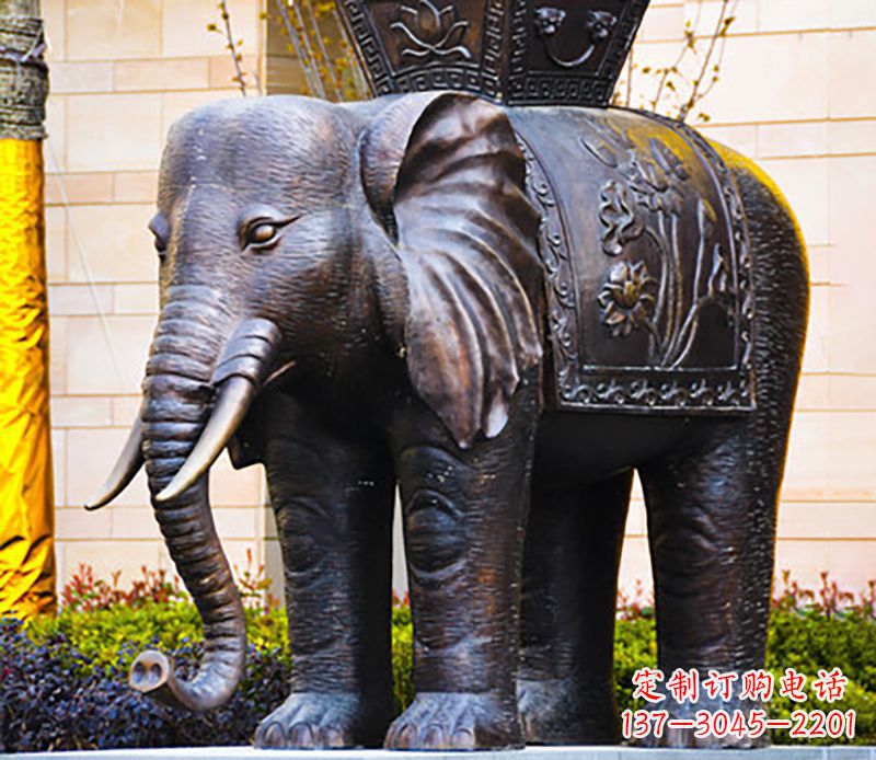 绍兴铜雕大象