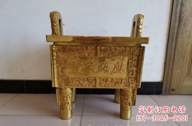 绍兴铜雕香炉雕塑