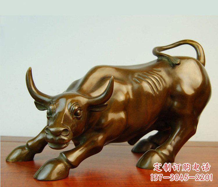 绍兴铜雕小区动物牛摆件