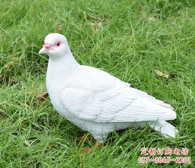 绍兴潍坊和平鸽雕塑女孩