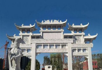 绍兴中领雕塑牌楼铸铜雕塑