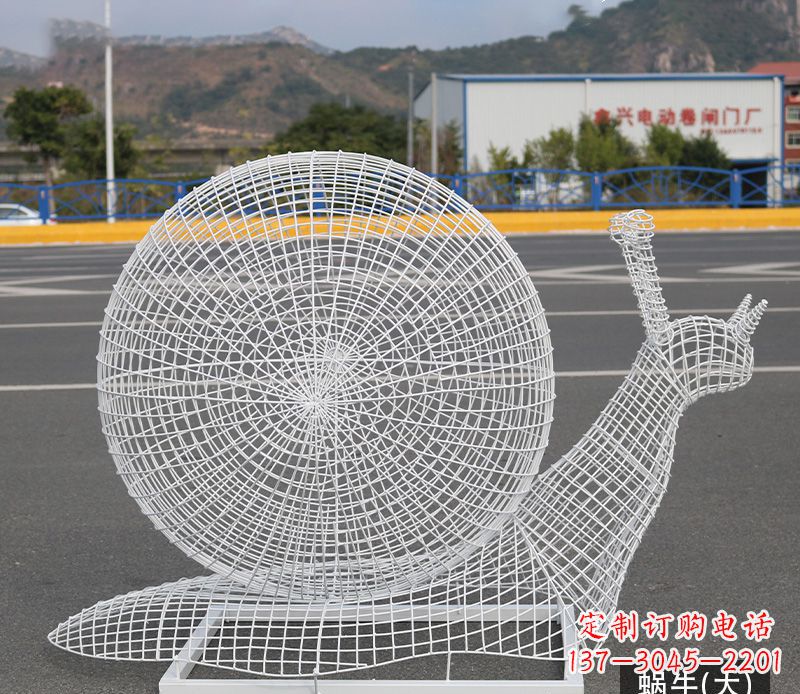 绍兴蜗牛镂空不锈钢景观雕塑