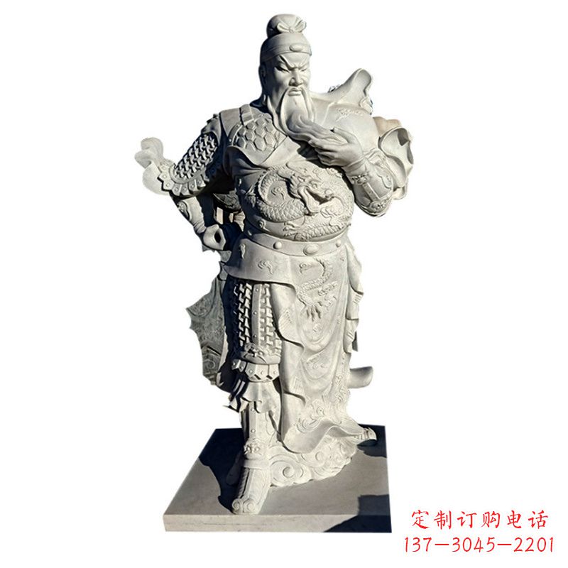 绍兴武财神关羽石雕