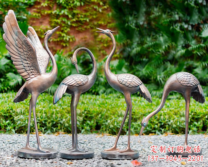 绍兴仙鹤雕像