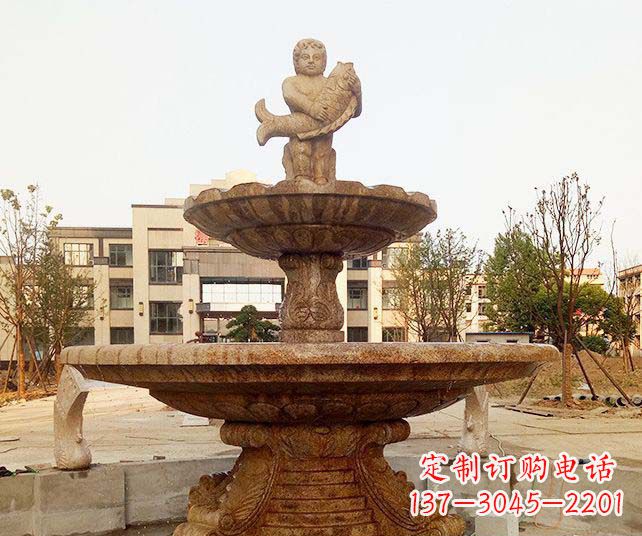 绍兴小区景观欧式喷泉石雕
