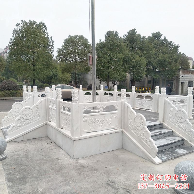 绍兴校园广场石雕升旗台
