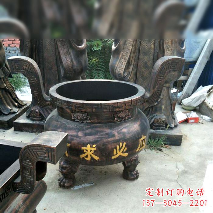 绍兴有求必应祈福铜雕香炉