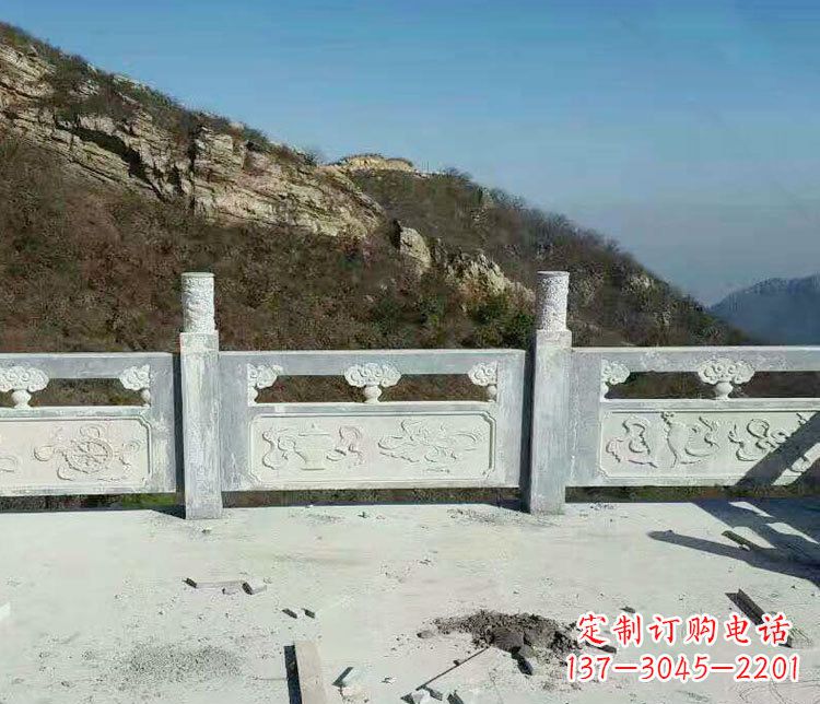 绍兴园林仿古石栏板景观石雕_2 (3)
