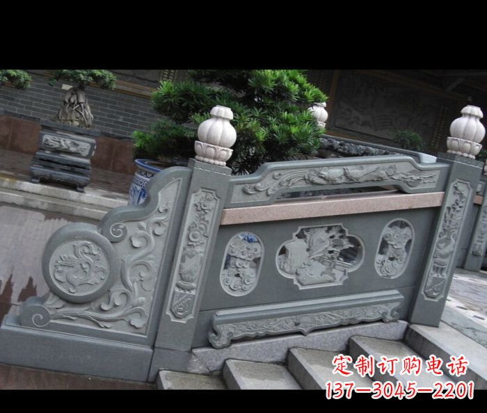 绍兴园林景观大理石栏板雕塑 (6)