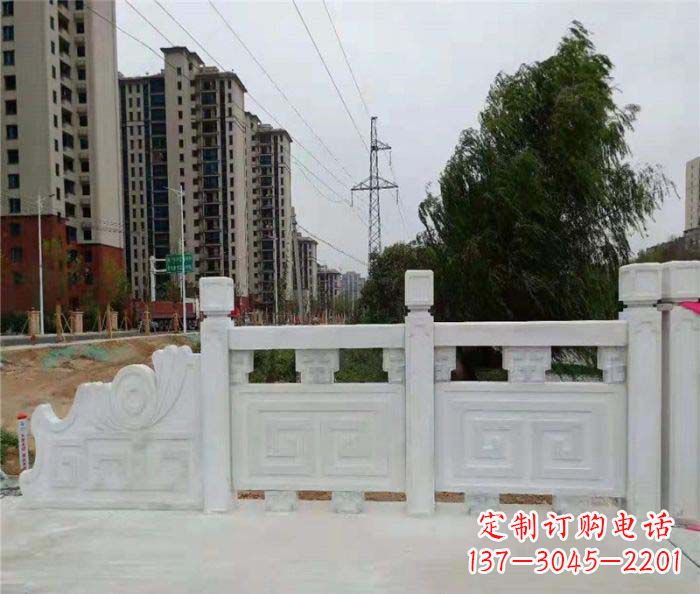 绍兴园林景观大理石栏板石雕 (5)