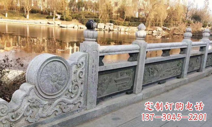 绍兴园林景观大理石栏板石雕 (10)