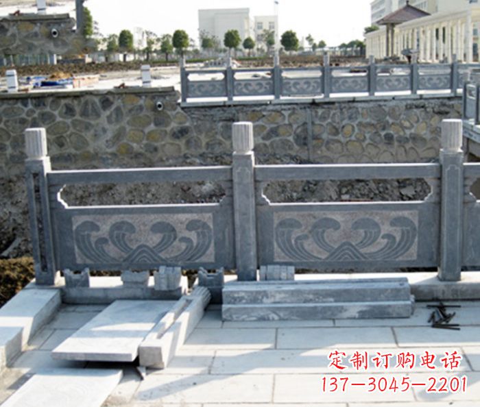绍兴园林景观大理石栏板石雕 (11)