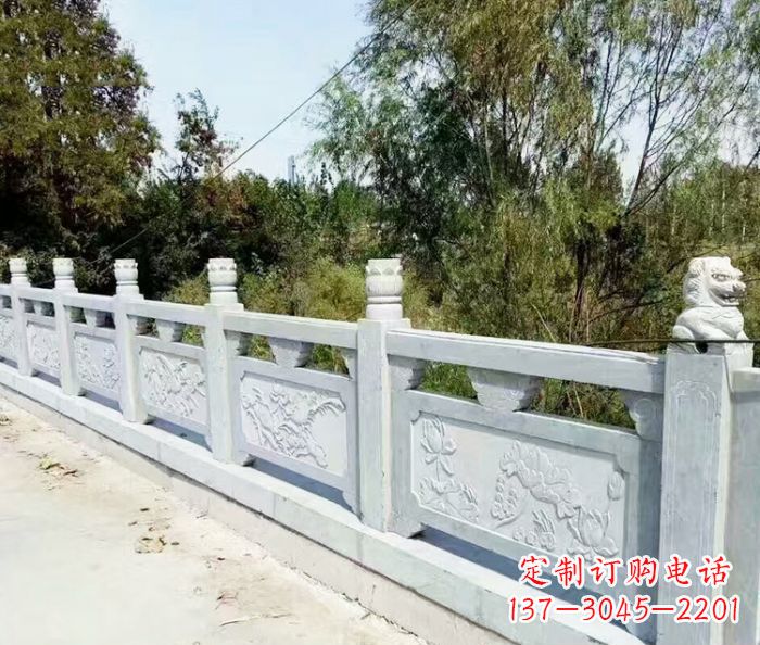 绍兴园林景观大理石栏板石雕_1