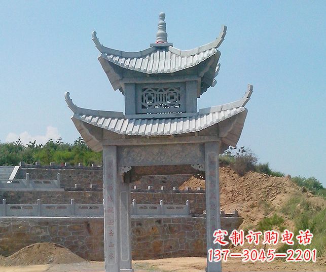 绍兴园林景观仿古石雕凉亭